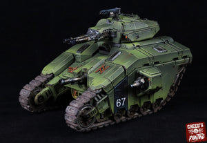 Rundsgaard - Fenrir Battle Tank, imperial infantry, post-apocalyptic empire, usable for tabletop wargame.