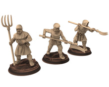 Load image into Gallery viewer, Medieval - Peasant Levy Army bundle, 9th 10th 11th 12th 13th century Generic Levy, 28mm Historical Wargame, Saga... Medbury miniatures
