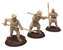 Charger l&#39;image dans la galerie, Medieval - Peasant Levy Archer, 9th 10th 11th 12th 13th century Generic Levy, 28mm Historical Wargame, Saga... Medbury miniatures
