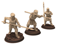 Charger l&#39;image dans la galerie, Medieval - Peasant Levy Farmers, 9th 10th 11th 12th 13th century Generic Levy, 28mm Historical Wargame, Saga... Medbury miniatures
