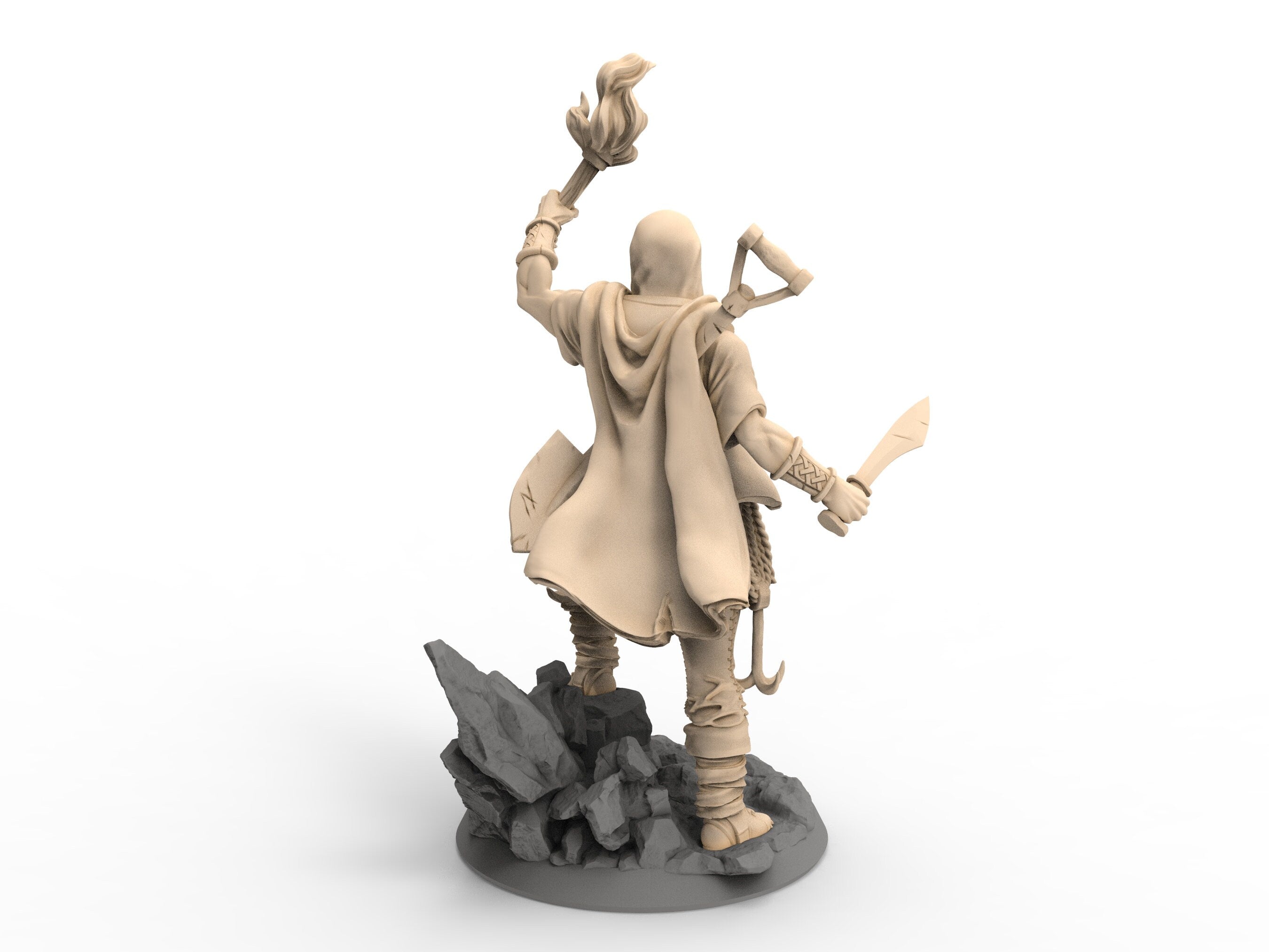 Humans - Haemir the Explorer, for Wargames, Pathfinder, Dungeons & Dragons and other TTRPG.