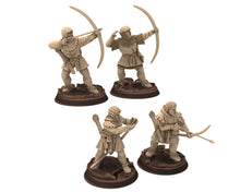 Load image into Gallery viewer, Medieval - Bowmen, 11 to 15th century, Generic Medieval ranged archers longbow, 28mm Historical Wargame, Saga... Medbury miniatures
