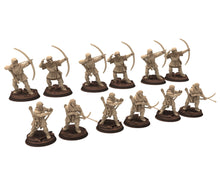 Charger l&#39;image dans la galerie, Medieval - Bowmen, 11 to 15th century, Generic Medieval ranged archers longbow, 28mm Historical Wargame, Saga... Medbury miniatures
