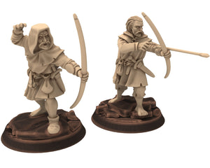 Medieval - Whelsh Archers, 11 to 15th century, Generic Medieval ranged archers longbow, 28mm Historical Wargame, Saga... Medbury miniatures