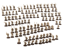 Charger l&#39;image dans la galerie, Medieval - England Men-at-arms on foot, Army bundle 12 to 15th century, 100 Years War, 28mm Historical Wargame, Saga... Medbury miniatures
