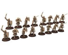 Load image into Gallery viewer, Medieval - France Men-at-arms on foot, Army bundle 12 to 15th century, 100 Years War, 28mm Historical Wargame, Saga... Medbury miniatures
