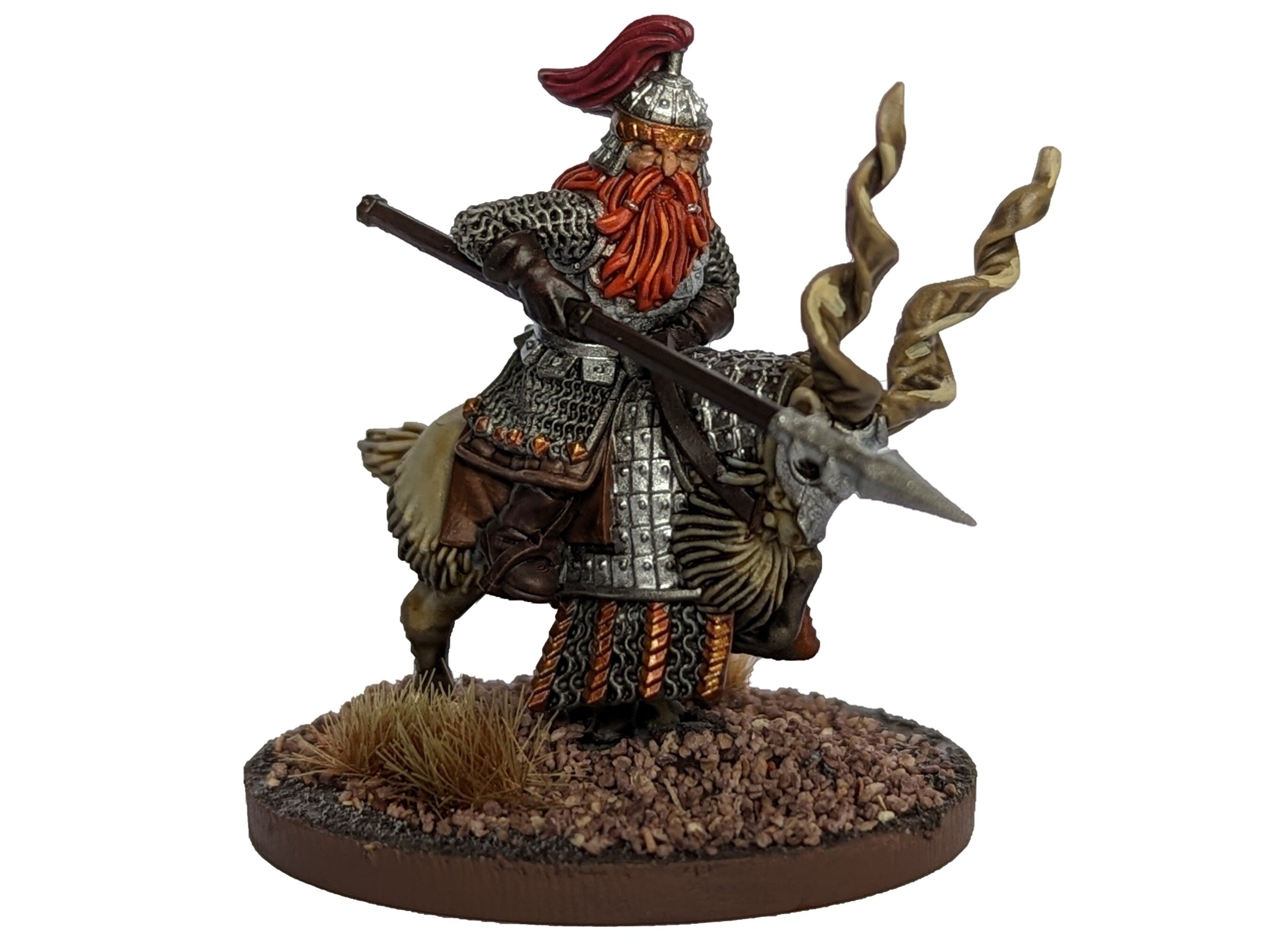 Dwarves - Mountain Goat Cataphracts spears shield, The Dwarfs of The Mountains, for Lotr, modular customisable posable Medbury miniatures