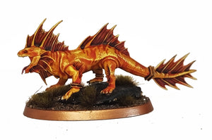 Lost Temple - Salamander lizardmen usable for Oldhammer, battle, king of wars, 9th age