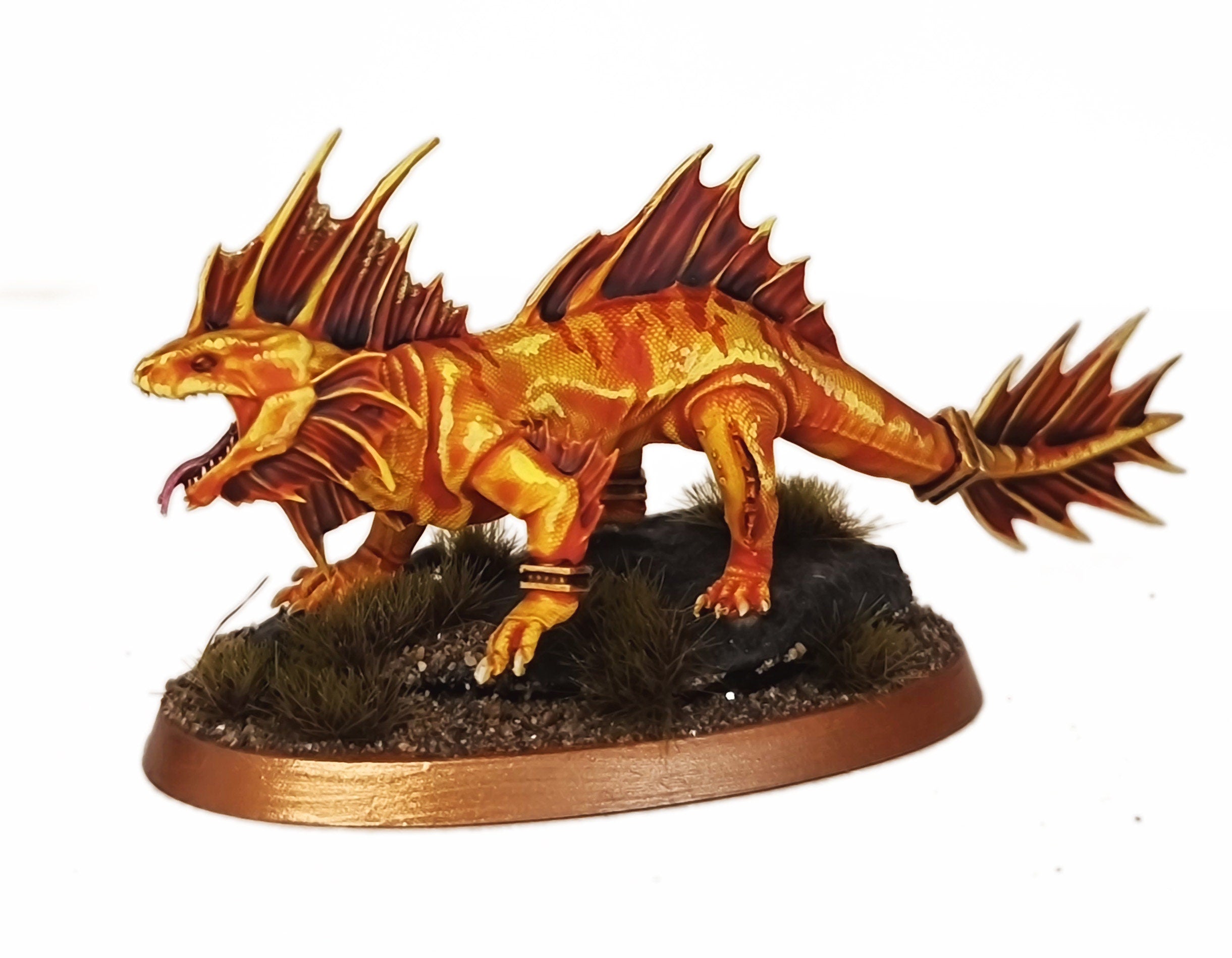 Lost Temple - Salamander lizardmen usable for Oldhammer, battle, king of wars, 9th age