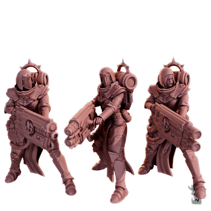 Battle Sister - Sisters Superior with Heavy Weapons, sorority, crusade battle
