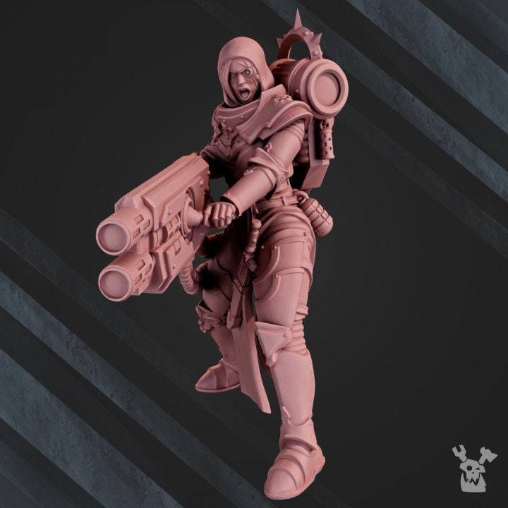 Battle Sister - Sisters Superior with Heavy Weapons, sorority, crusade battle