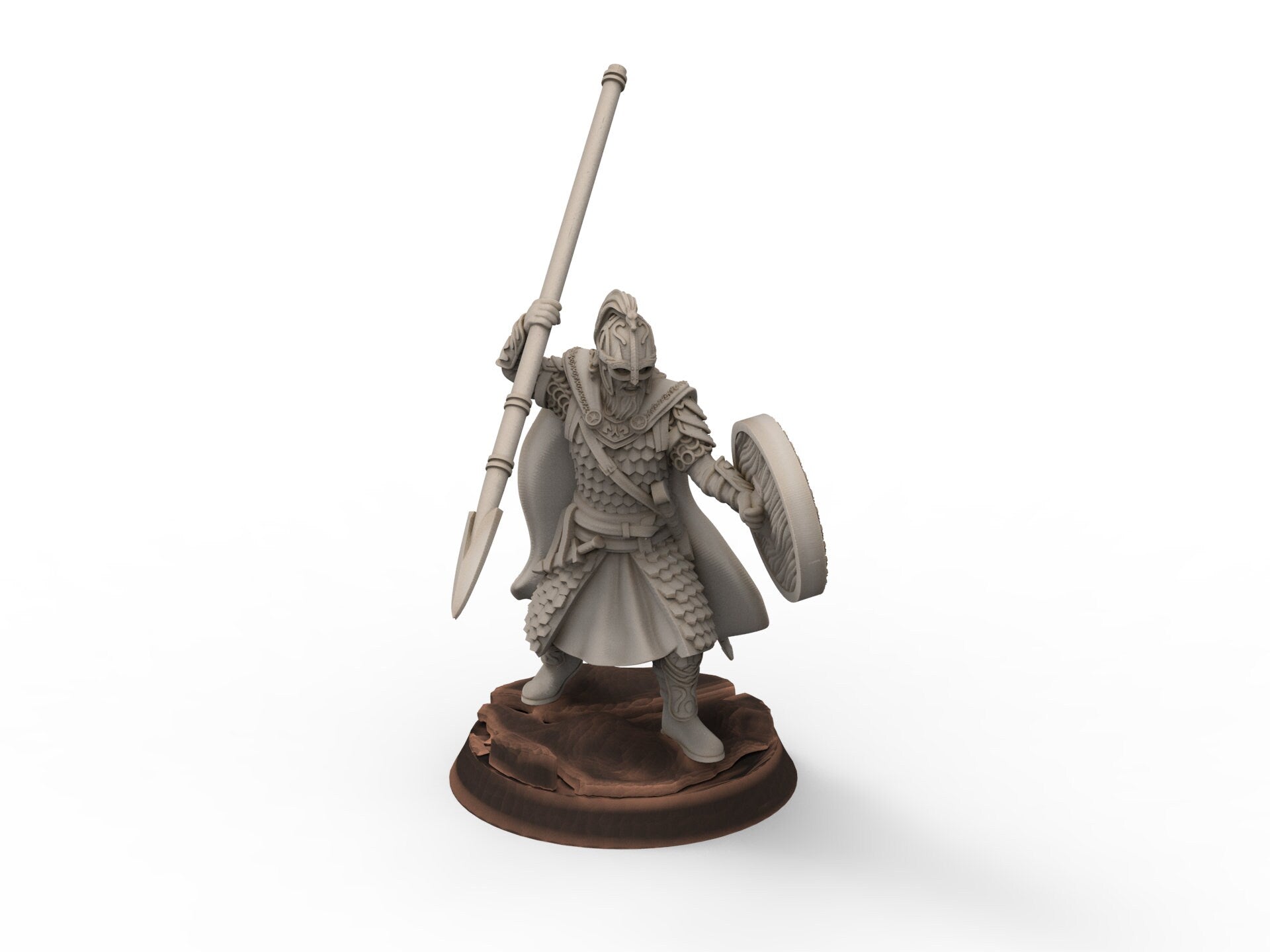 Rohan - West Human Royal Guard on Foot, Knight of Rohan, the Horse-lords, rider of the mark, minis for wargame D&D, Lotr...