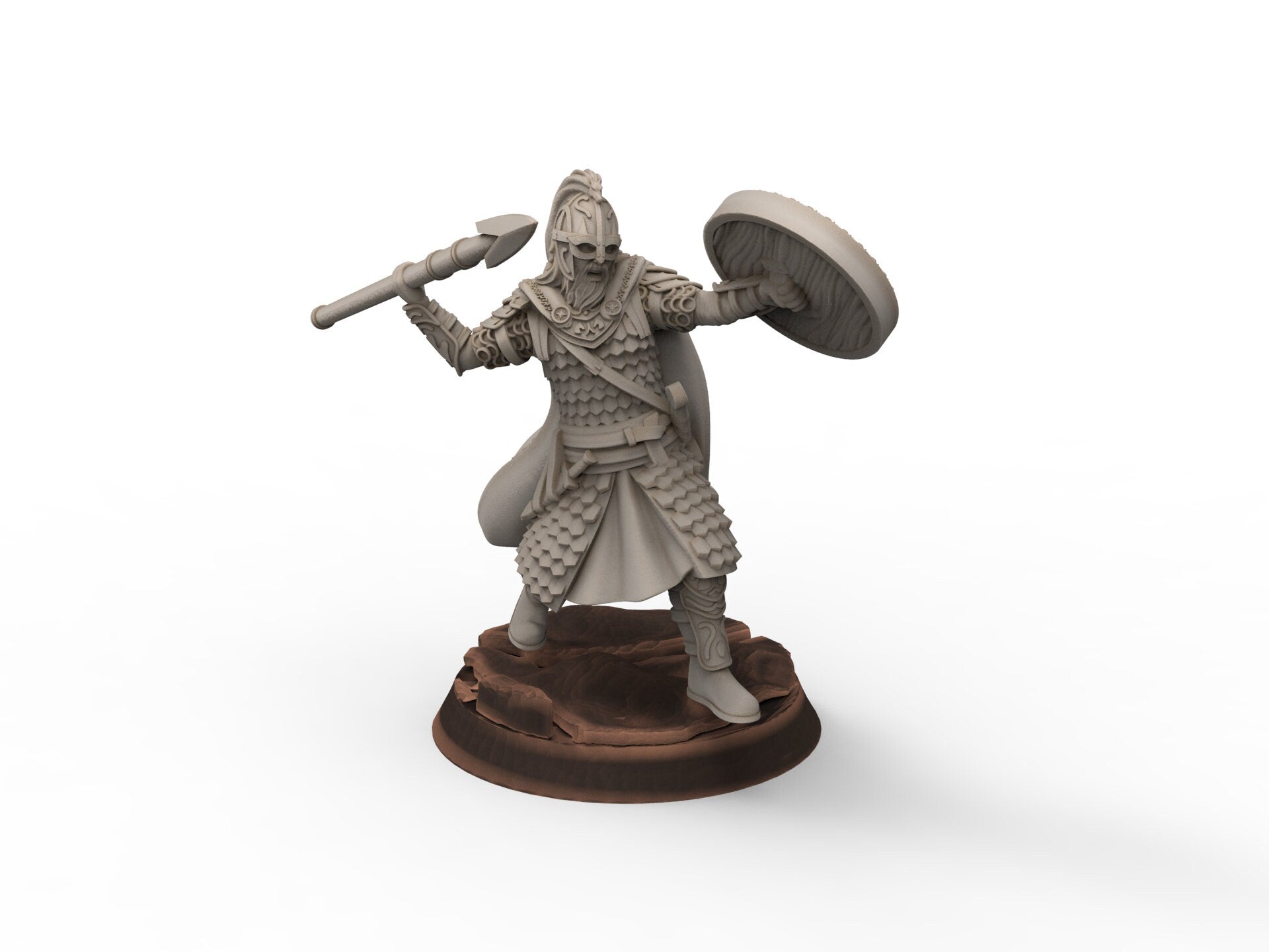 Rohan - West Human Royal Guard on Foot, Knight of Rohan, the Horse-lords, rider of the mark, minis for wargame D&D, Lotr...