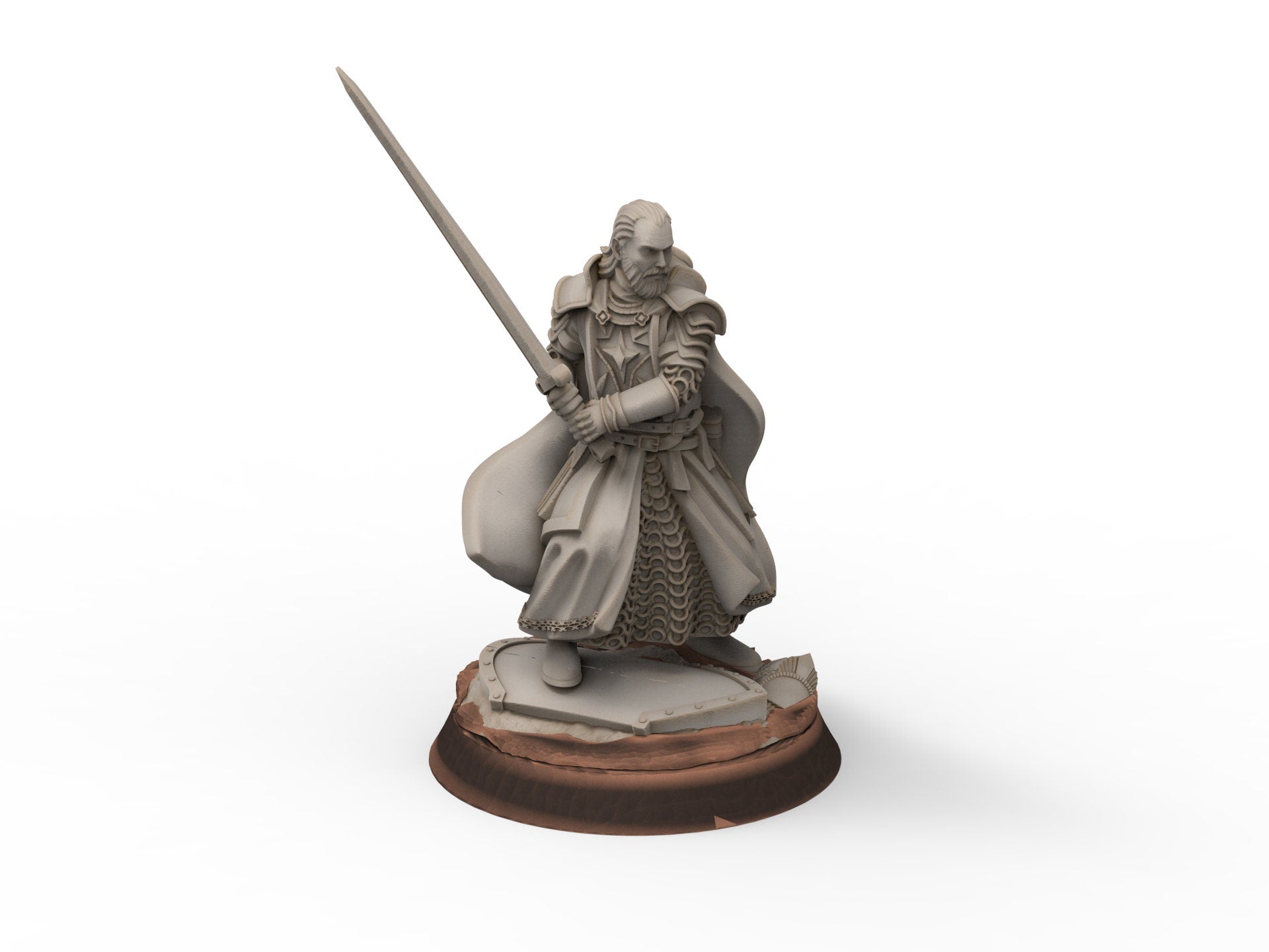 Gandor - High Human King, of the west hight humans, miniatures for wargame D&D, Lotr... Davale