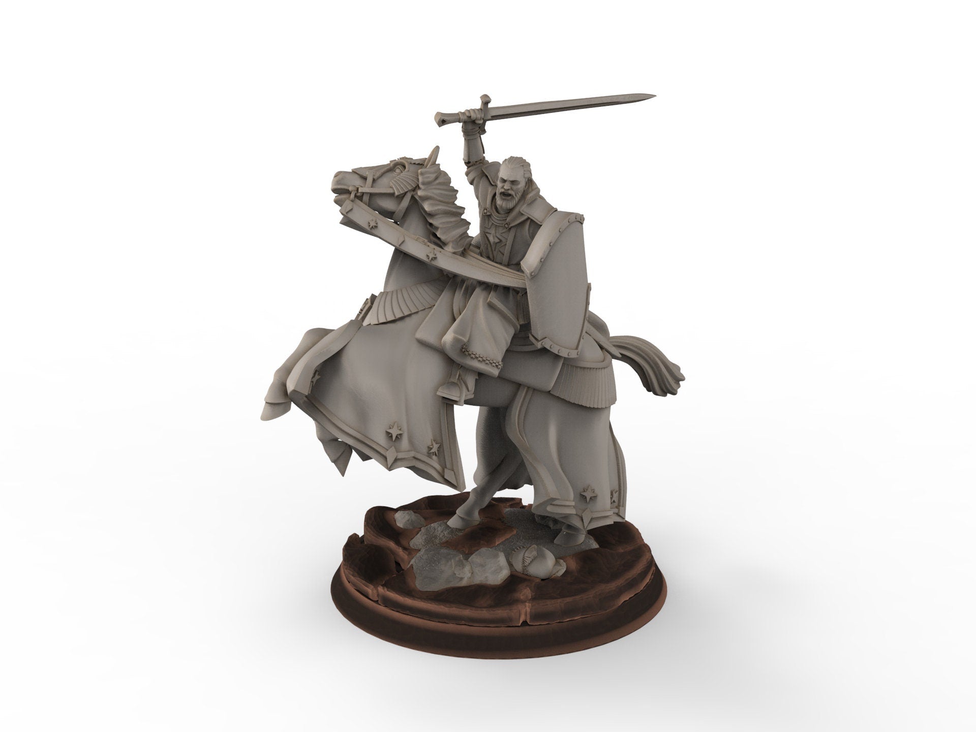 Gandor - High Human King, of the west hight humans, miniatures for wargame D&D, Lotr... Davale