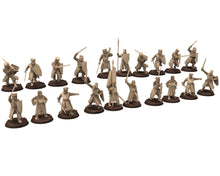 Charger l&#39;image dans la galerie, Medieval - Noble Knights foot staff, 13th century Generic Medieval Knights, 28mm Historical Wargame, Saga... Medbury miniatures
