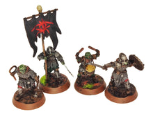 Load image into Gallery viewer, Orc horde - Orc Captain, Orc warriors warband, Middle rings miniatures pour wargame D&amp;D, Lotr... Medbury miniatures
