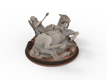 Charger l&#39;image dans la galerie, Rohan - Death West Human on Horse, Knight of Rohan, the Horse-lords, rider of the mark, minis for wargame D&amp;D, Lotr...
