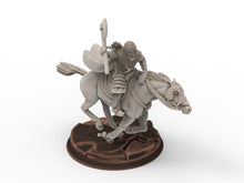 Load image into Gallery viewer, Rohan - West Human Riders, Knight of Rohan, the Horse-lords, rider of the mark, minis for wargame D&amp;D, Lotr...
