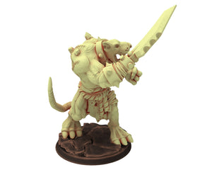 Rattigan - Giant rat Warriors, big mouse, plague spreader