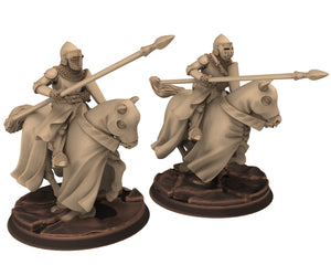 Medieval - Noble Knights, 14th century Generic men at arms Medieval Knights, 28mm Historical Wargame, Saga... Medbury miniatures
