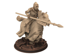 Load image into Gallery viewer, Medieval - Noble Knights on foot, 14th century Generic men at arms Medieval Knights, 28mm Historical Wargame, Saga... Medbury miniatures
