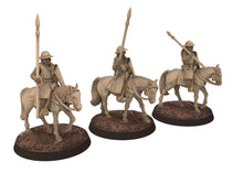 Charger l&#39;image dans la galerie, Medieval - Scotland - Generic Mounted sergeants spears at fight, 14th century Medieval, 28mm Historical Wargame, Saga... Medbury miniatures
