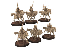 Load image into Gallery viewer, Medieval - Scotland - Generic Mounted sergeants Full Unit Bundle, 14th century Medieval, 28mm Historical Wargame, Saga... Medbury miniature
