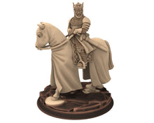 Load image into Gallery viewer, Medieval - England- Edward Longshanks, King of the 13th 14th century Medieval, 28mm Historical Wargame, Saga... Medbury miniatures
