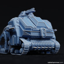 Load image into Gallery viewer, Space Dwarves - Fortified Tank, Dwarves leagues, Halfmen galactic empire, futuristic battle
