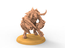 Load image into Gallery viewer, Beastmen - Horned Brutes with Shields Beastmen warriors of Chaos
