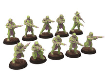 Charger l&#39;image dans la galerie, Harbingers of darkness - Heretic Cultist Special Weapon - Full Platoon - Siege of Vos-Phorax, Quartermaster3D wargame modular miniatures
