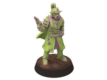 Load image into Gallery viewer, Harbingers of darkness - Officer Commissioner V8 Heretic Cultist of Chaos - Siege of Vos-Phorax, Quartermaster3D wargame modular miniatures
