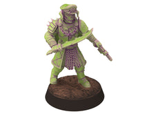 Charger l&#39;image dans la galerie, Harbingers of darkness - Officer Commissioner V1 Heretic Cultist of Chaos - Siege of Vos-Phorax, Quartermaster3D wargame modular miniatures
