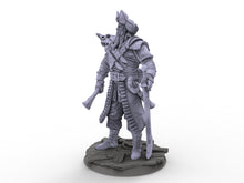 Charger l&#39;image dans la galerie, Creatures - Cursed Captain Pirate, The Eternal Storm, for Wargames, Pathfinder, Dungeons &amp; Dragons and other TTRPG.
