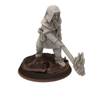 Load image into Gallery viewer, Ruffians - Bandit dagguer club cleaver, wood Thief warband, scouring Middle rings miniatures for wargame D&amp;D, Lotr... Medbury miniatures
