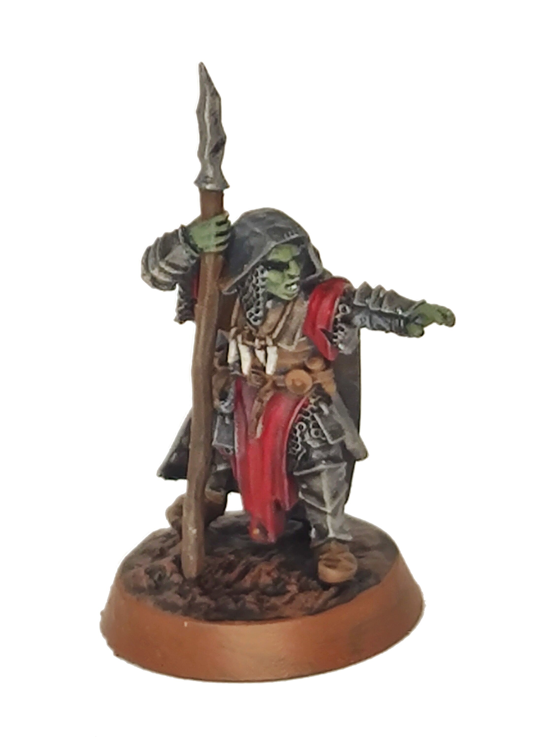 Orcs horde - Orc Shaman on wolf, Orc warriors warband, Middle rings miniatures for wargame D&D, Lotr... Medbury miniatures