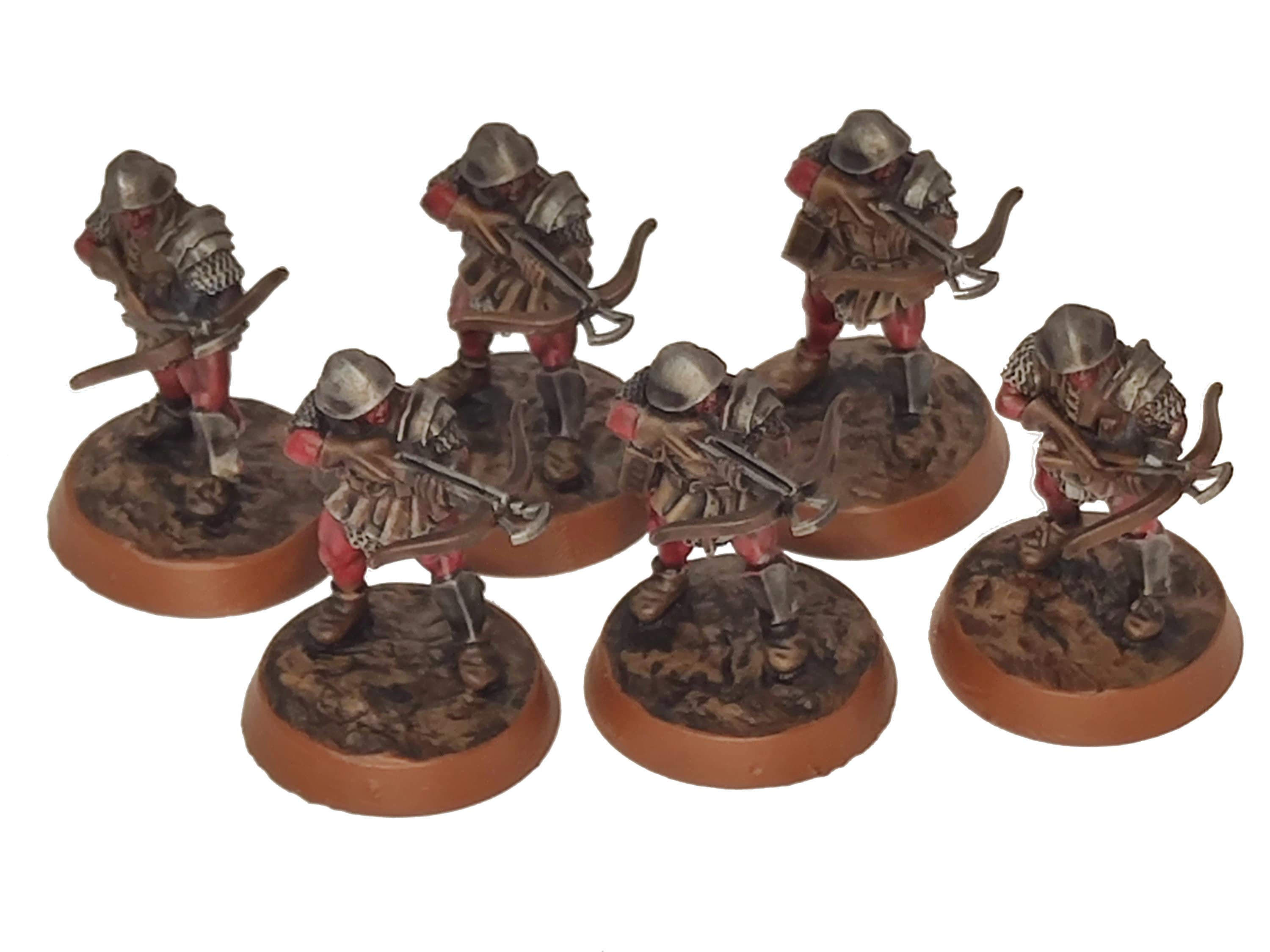 Orcs horde - Orc Crossbows, Orc warriors warband, Middle rings miniatures for wargame D&D, Lotr... Medbury miniatures