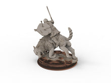 Load image into Gallery viewer, Orc horde - Death Orc Warg Rider , Orc warriors warband, Middle rings miniatures pour wargame D&amp;D, Lotr...
