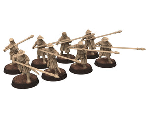 Medieval - Scotland - Scottish pikemen, 14th century Generic pikemen Medieval, 28mm Historical Wargame, Saga... Medbury miniatures