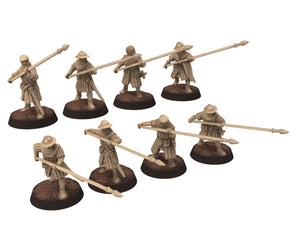 Medieval - Scotland - Scottish pikemen, 14th century Generic pikemen Medieval, 28mm Historical Wargame, Saga... Medbury miniatures