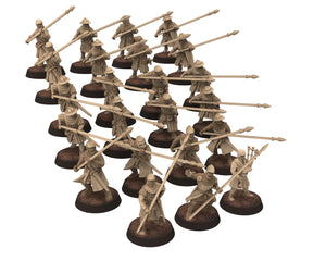 Medieval - Scotland - Scottish pikemen, 14th century Generic pikemen Medieval, 28mm Historical Wargame, Saga... Medbury miniatures