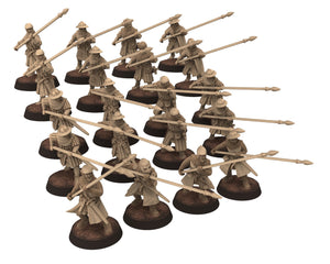 Medieval - Scotland - Scottish pikemen, 14th century Generic pikemen Medieval, 28mm Historical Wargame, Saga... Medbury miniatures