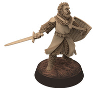 Load image into Gallery viewer, Medieval - Scotland - William Wallace, Hero of the 13th century Medieval, 28mm Historical Wargame, Saga... Medbury miniatures
