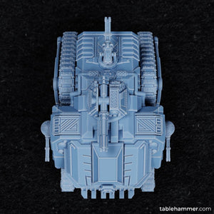 Space Dwarves - Fortified Tank, Dwarves leagues, Halfmen galactic empire, futuristic battle