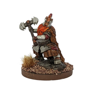 Dwarves - lord Iron, The Dwarfs of The Mountains, for Lotr, davale games miniatures