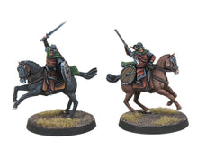 Load image into Gallery viewer, Rohan - West Human Riders, Knight of Rohan, the Horse-lords, rider of the mark, minis for wargame D&amp;D, Lotr...
