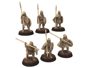 Vendel Era - Army bundle, Germanic Tribe Warband Warriors, 7 century, miniatures 28mm, for wargame Historical... Medbury miniature