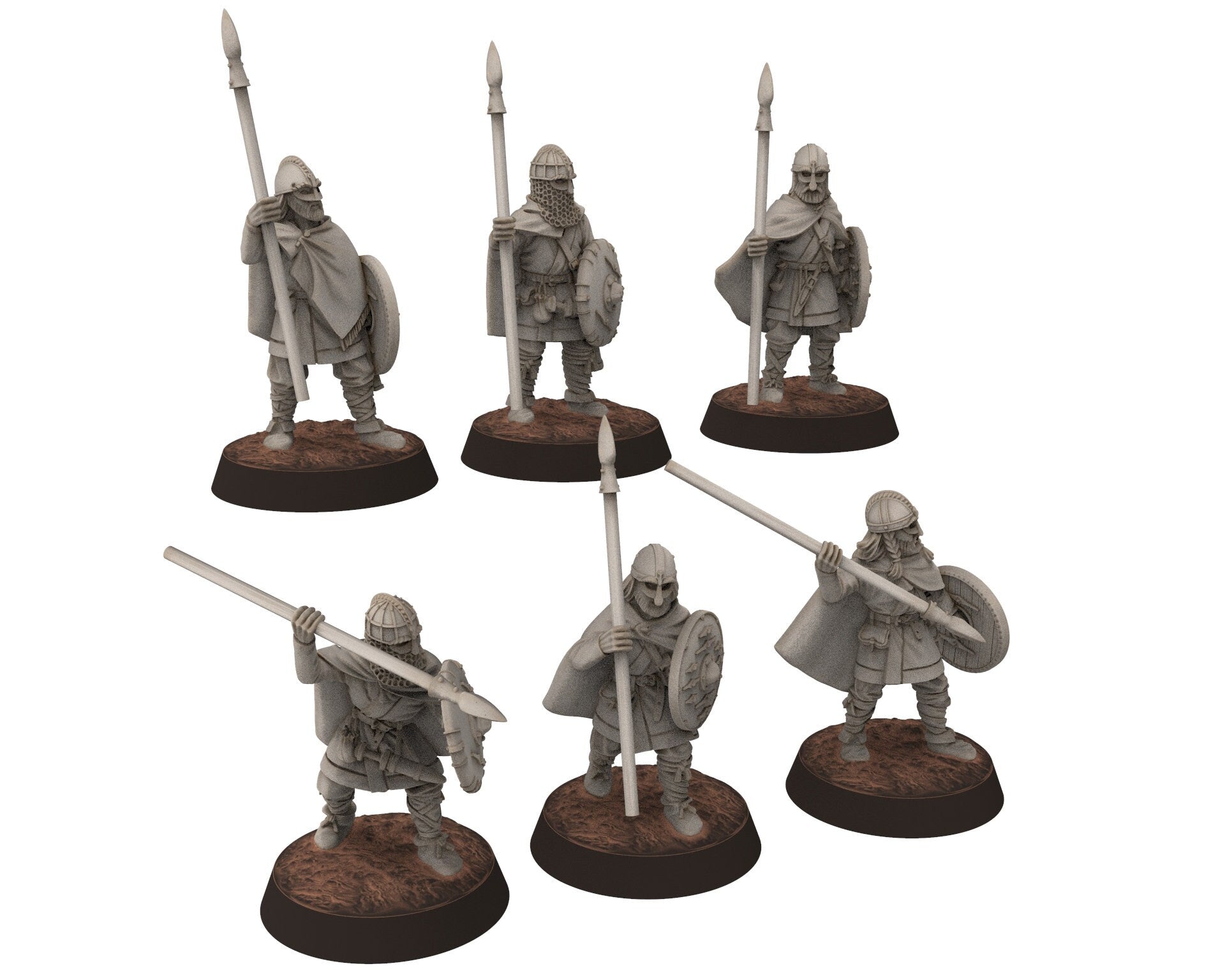 Wildmen - Wildmen Infantry Army bundle, Dun warriors warband, Middle rings miniatures for wargame D&D, Lotr... Medbury miniatures