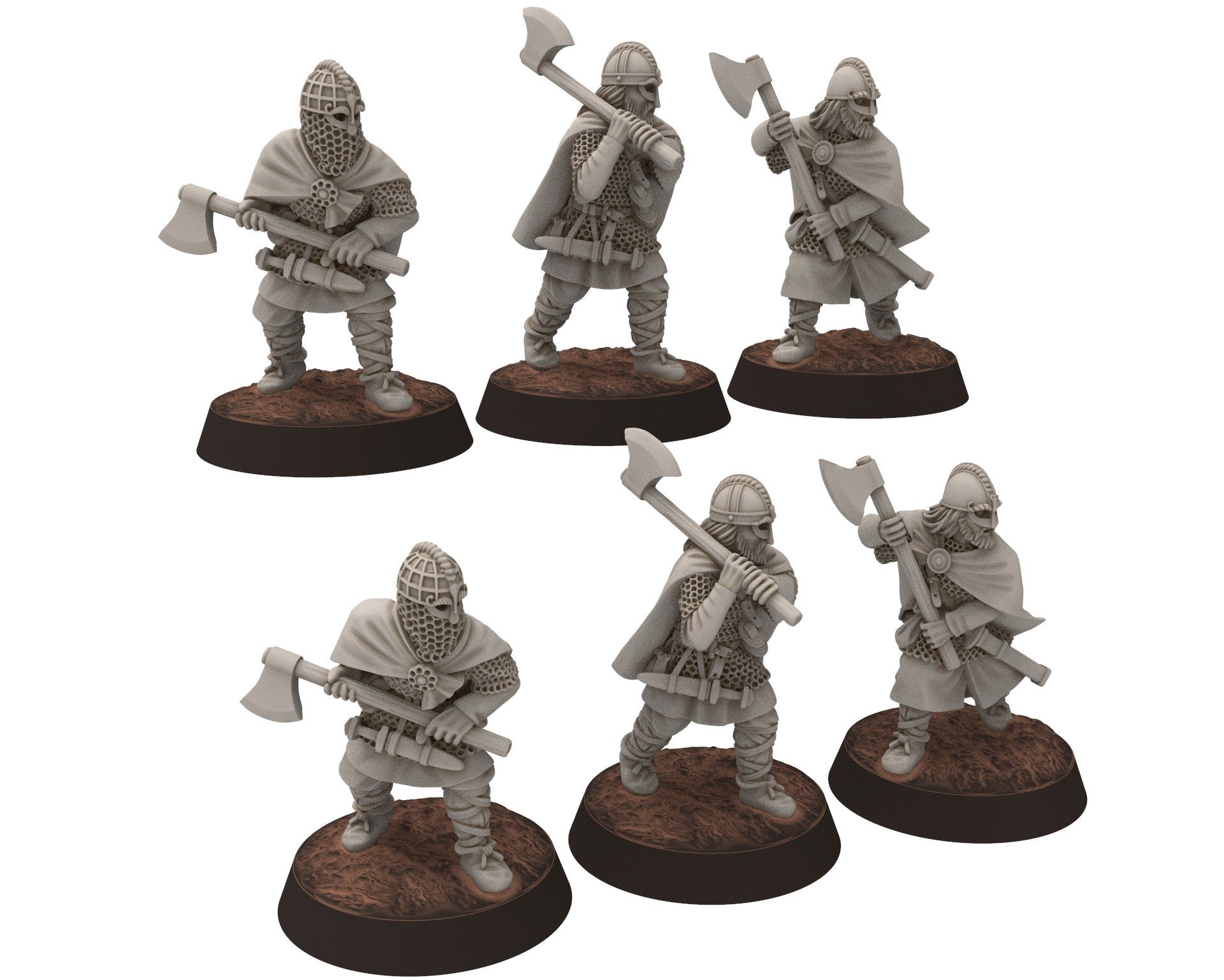 Wildmen - Wildmen Infantry Army bundle, Dun warriors warband, Middle rings miniatures for wargame D&D, Lotr... Medbury miniatures